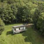 North Branch Container Home aerial view