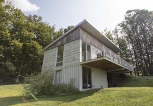 North Branch Container Home porch angle