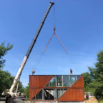 c home hudson construction crane