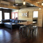Red River Gorge Container Cabins one dining living area