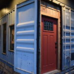 Red River Gorge Container Cabins one door design
