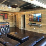Red River Gorge Container Cabins one interior wooden walls