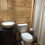 Red River Gorge Container Cabins two bathroom design