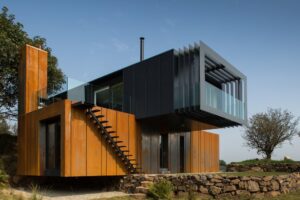 grillagh water house exterior angled