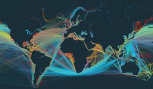 shipping container routes map
