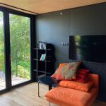 poznan riverfront cabins lounge window