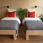 poznan riverfront cabins twin beds