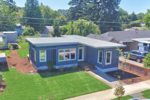 oregon city container home one overhead