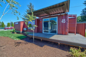 oregon city container home two overhead cover