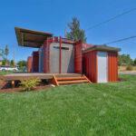 oregon city container home two steps