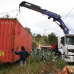 Container Vale da Vila container site set up