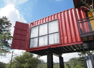 Elevated Shipping Container Home