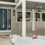 Inman Street Container House front door