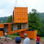 Livingston Manor Container Home exterior construction