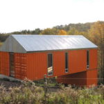 Livingston Manor Container Home exterior side view