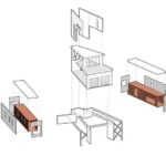 Nederland Container Home exploded view