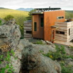 Nederland Container Home rocky sorrounding view