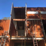 Prince Road Container House exterior front construction