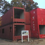 Rochester Road Container House construction cuts