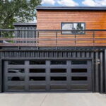 Rochester Road Container House garage deck