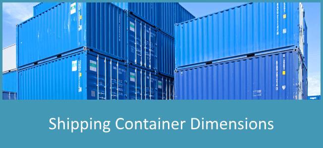 Shipping Container Sizes And Features