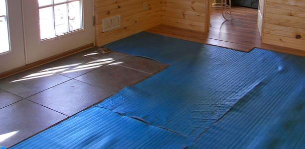 Shipping Container Home Flooring