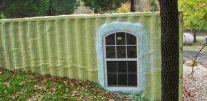Shipping Container Home- Spray Foam Insulation
