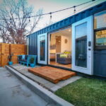 Tiny Slice of Heaven exterior courtyard view