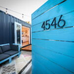 Tiny Slice of Heaven exterior house number