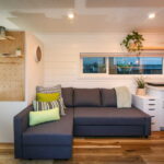 Tiny Slice of Heaven living area couch design