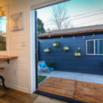 Tiny Slice of Heaven outdoor patio view