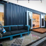 Tiny Slice of Heaven patio seating area