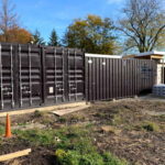 Westmont Container Home exterior construction