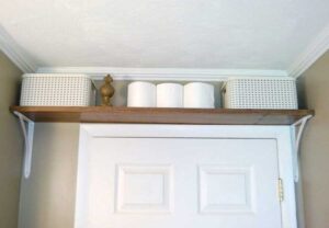 above door storage