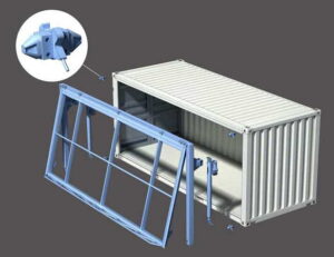 container-door-corner-mount