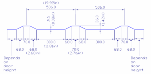 Container Door Corrugation Dimensions