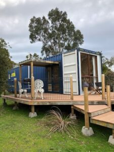 Modern Container Home with Deck