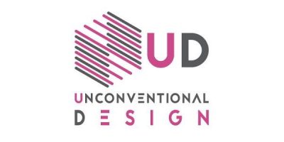 unconventional design logo