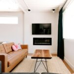 foster container home apartment living room