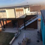 foster container home apartment view above