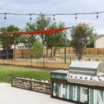 foster container home backyard bbq
