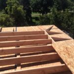 foster container home construction roof detail