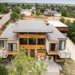 foster container home exterior roof
