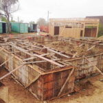 foster container home foundation forms