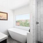 foster container home master bathroom