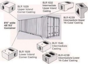 intermediate corner fittings