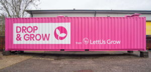 lettus grow drop and grow container farm