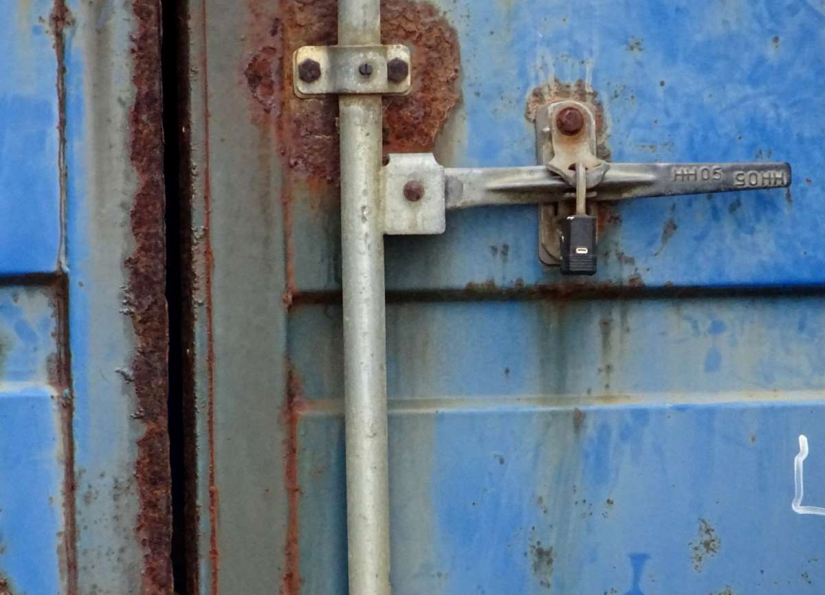 bolt on type for gates or sheds as well Shipping Container Lock Box