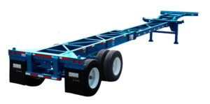 shipping container chassis trailer