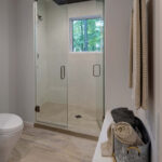 union pier container home one bathroom shower